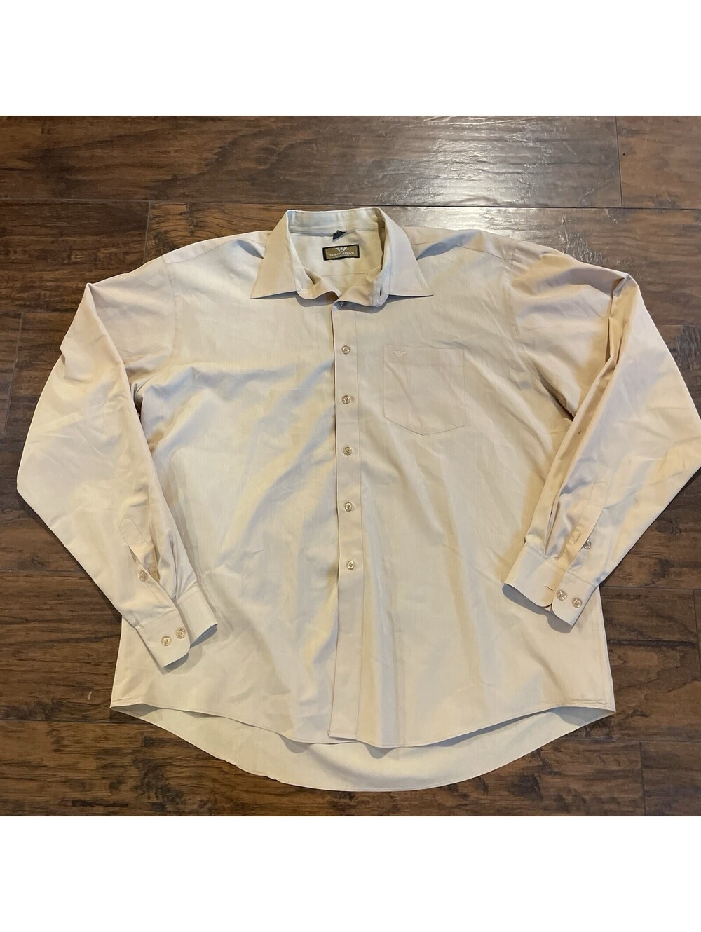 Giorgio Armani Men’s Dress Shirt 18 1/2 Embroidered